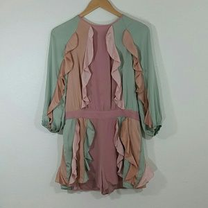 Alexis Winona Ruffled Womens Romper